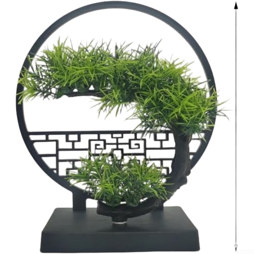 Bonsái de pino artificial para estante