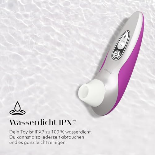 Womanizer Pro40 Klitoris-Sauger für Frauen - Klitoris Stimulator Auflege-vibrator mit 6 Intensitätsstufen - Leises Wasserdichtes Sexspielzeug für sie - magenta