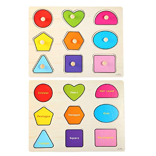 Gioco di Jigsaw Puzzle in Legno, Tavola Cognitiva