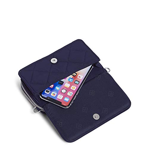 Vera Bradley Women's Performance Twill All In One Crossbody Purse With Rfid Protection, Classic Navy, One Size #TOP3
