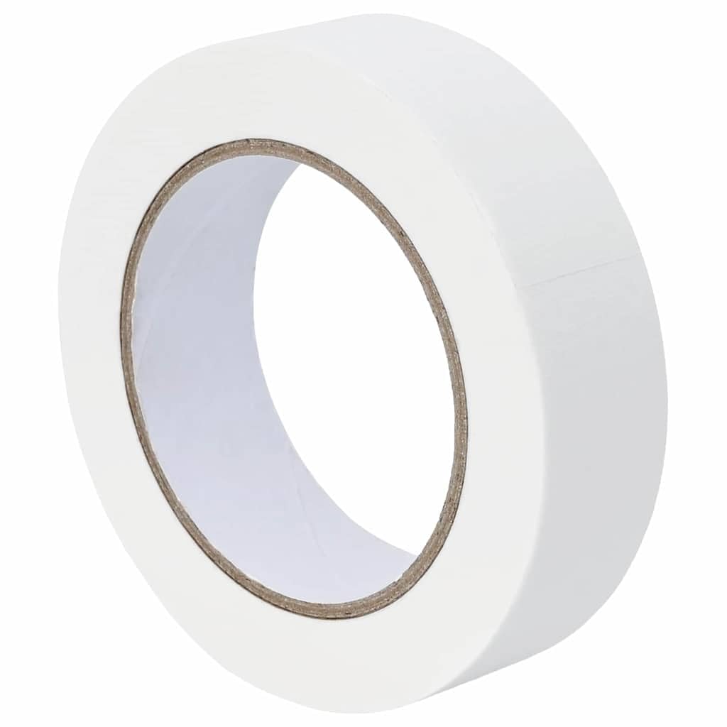 Malerklebebänder Weiß 30 mm x 50 m 6 Stück Papier Klebeband spurlos ablösbar reißfest hitzebeständig ideal zum Abdichten Befestigen und Basteln im Haushalt Outdoor Werkstatt