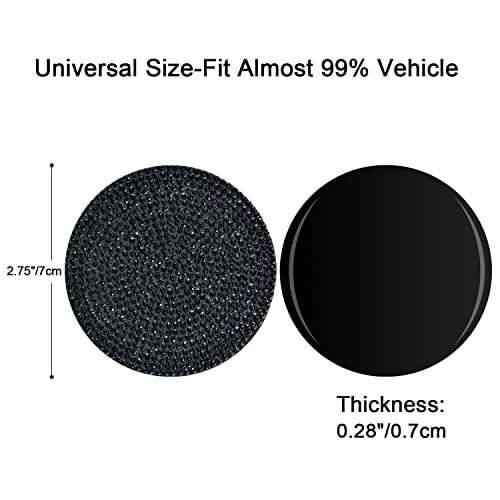 4 Posavasos de Auto con Brillantes y Antideslizante 2.75" miniatura 3