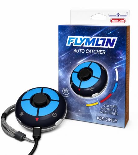megacom FLYMON Poket Go Auto Catcher | Earn Candy XP & Stardust | AR Exploration Enhancer | Portable Location Navigation Assistant-Based AR Games | USB-C Charging | iOS Only | Flymon App (Black)