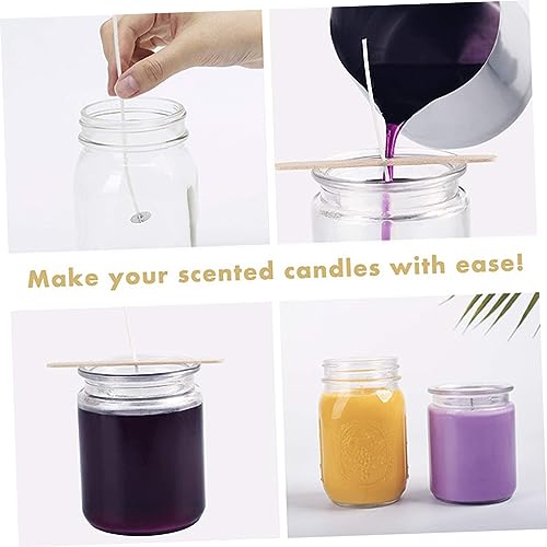 Set completo para hacer velas con porta velas y mechas miniatura 2