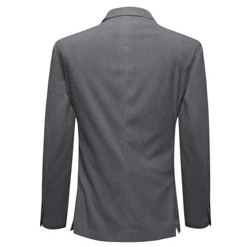 Image of Barry.Wang Men's Vintage Corduroy Blazer Jackets Business Casual Sport Coat | 2 Button,Notch Lapel,Patch Front Pockets,Regular Fit,Daily Wear,Office,Country Western Style,Church Gathering,Homecoming