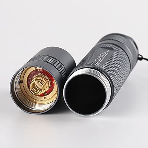Litnit Gray Convoy S2+ With Luminus Sst40 ,Copper Dtp Board And Ar-Coated Inside, Temperature Protection,18650 Flashlight,Torch Light(No Battery) (Sst40 5000K 4Modes) #TOP4