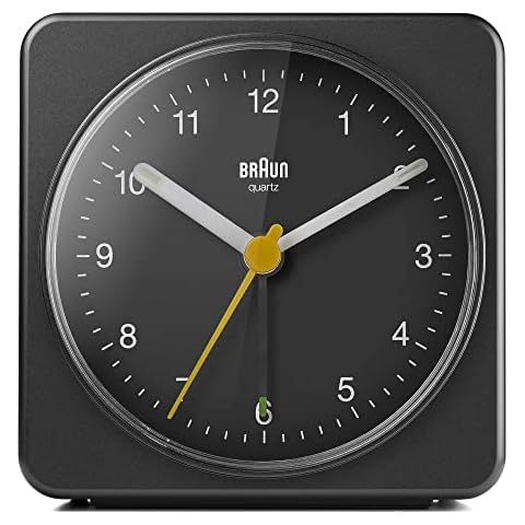 Braun Classic Alarm Clock with Snooze and Light Cover