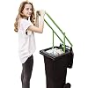 UPP Afvalpers groen, afvalcompressor voor papieren ton, biologisch, gele ton of restvuilnisbak, geschikt voor 60 l, 120…