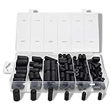 Binch Vacuum Plugs Black Rubber End Vacuum Caps Assortment Set Automotive Carb Line & Hose Caps Kit...