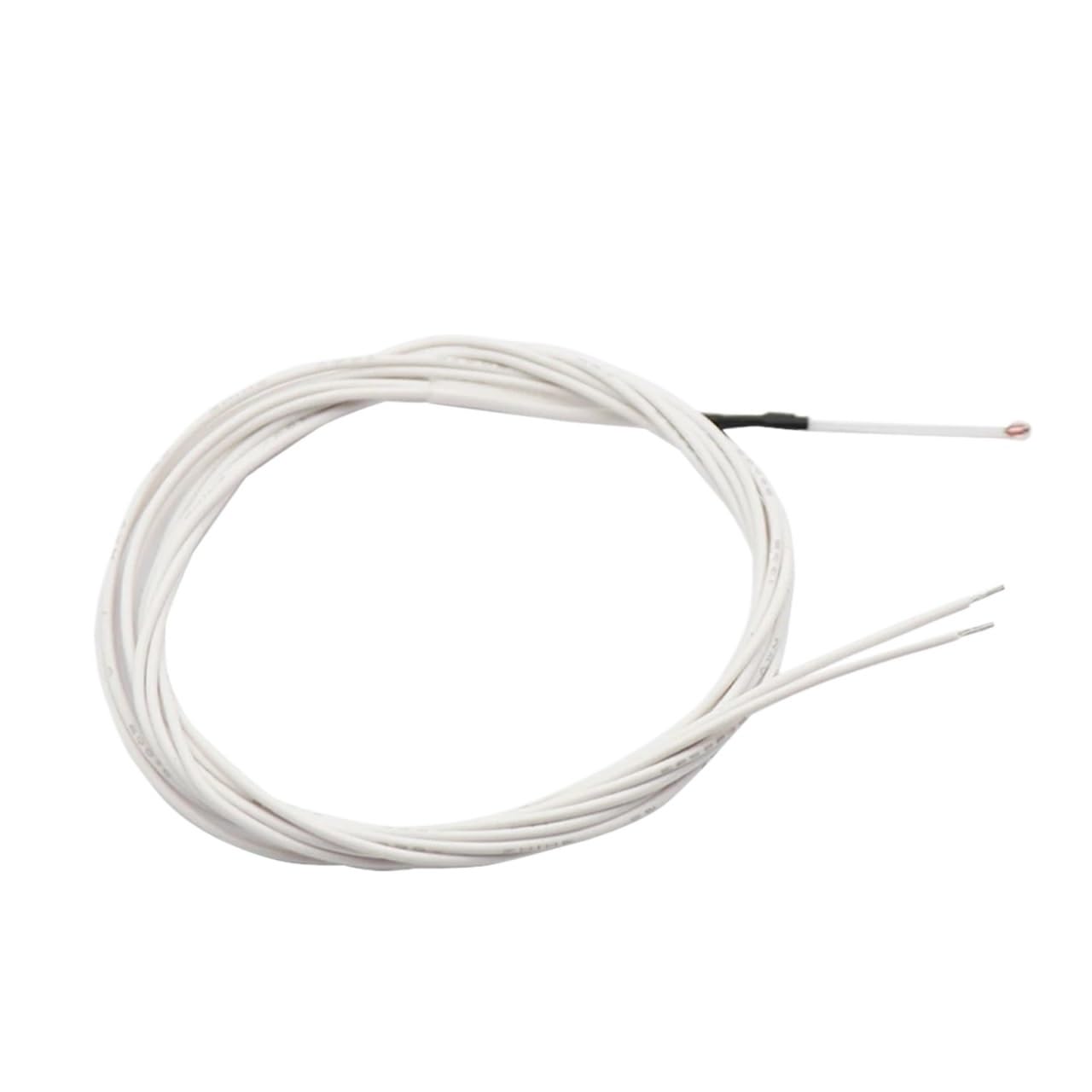 Termistor NTC Sensor Vidrio Sonda Temperatura Impresora 3D | Detección precisa, cable flexible, cama caliente, duradero(Without Terminal,20pcs)