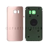 ePartSolution_Housing Battery Door Back Cover Glass Only for Samsung Galaxy S7 Edge G935A G935V G935P G935T G935F Replacement Part (Pink Gold)