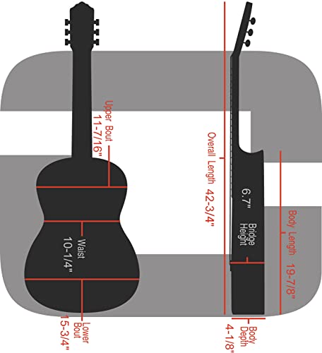 Image of Crossrock Deluxe Fiberglass Case for OM, Martin 000 Guitars(CRF2020OMIV)