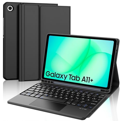 Funda con teclado para Samsung Galaxy Tab A11+ que soluciona la escritura lenta en pantalla
