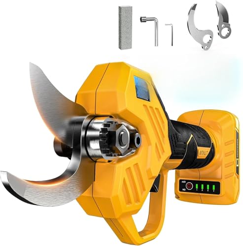 Cerycose Cordless Electric Pruning Shears Compatible with Dewalt 20V, 0.8-2" Cutting Diameter Portable Brushless Pruner with LCD Display and SK7 Steel Blades, for Tree Trimmer, Garden Tools by Cerycose - Used condition - CA$63.50