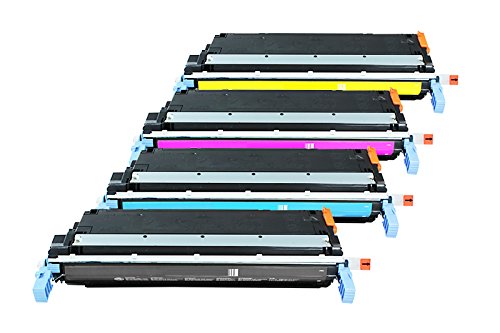 Rebuilt do HP Color Laserjet 5500 N - C9730A do C9733A - Toner zestaw ekonomiczny czarny, cyjan, magenta, żółty - Na ok. 1 x 13 000 i 3 x 12 000 stron (5% pokrycia)
