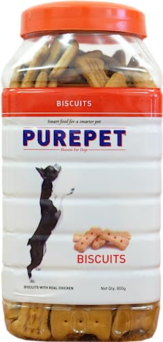 Purepet Biscuit, Chicken Flavour, Dog Treats 800gm