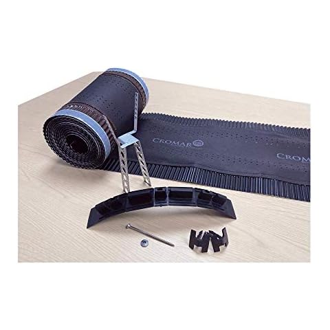 Cromar Pro Ridge Universal Dry Ridge and Hip Kit | Suitable for Ridge and Hip Applications, Mortar Free Ridge Tile Fitting System - 6m Cover
