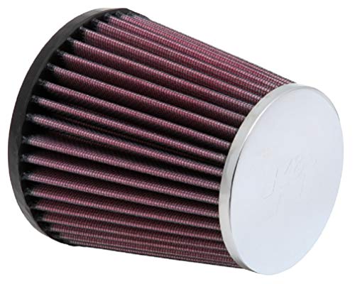Image of K&N Universal Clamp-On Air Filter: High Performance, Premium, Replacement Filter: Flange Diameter: 2.375 In, Filter Height: 4.8125 In, Flange Length: 0.8125 In, Shape: Round Tapered, RC-9380