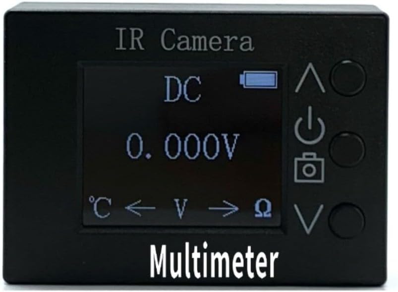 2-in-1 Thermal Imaging Multimeter | Portable with 32x24 IR & -40°C to 300°C Range | 8Hz Refresh, for Industrial Maintenance