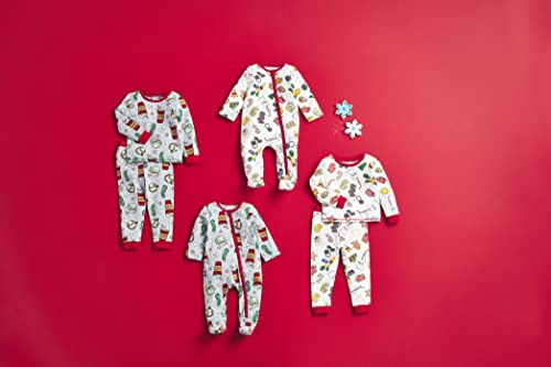 Mud Pie Baby Boy's Christmas Cookie Sleeper, White, 3-6 Months #TOP1