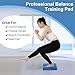 StrongTek 2-in-1 Non-Slip Balance Pad - High-Density Foam Cushion, Supportive Exercise Mat & Knee Pad for Core Training, Yoga, Pilates, Physical Therapy, Stability Training, Stretching, and Rehab