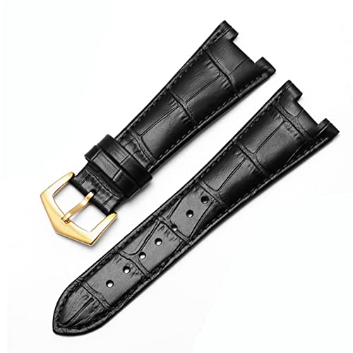 [SZLBYKCE] Genuine Leather Watch Band For Patek Philippe 5711 5712G Nautilus Watchs Men And Women Special Notch 25mm*12mm Watch 