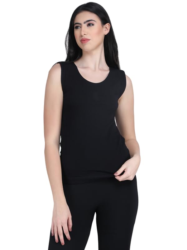 trendyfy Women Sleeveless Warmer Skin | Thermal Tank Top for Winter | Velvet Touch Inner Layer | Soft Warm Innerwear for Women | Seamless Thermal Undershirt Winter Top-picture-37