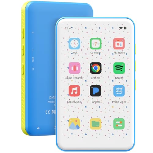 132GB MP3 Players with Bluetooth WiFi, Lecteur de Musique pour Enfants, 2000mAh MP4 Players with 4...