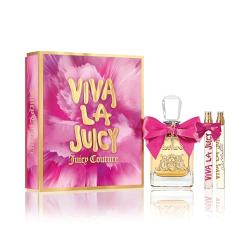 Image of Juicy Couture Viva La Juicy Eau De Parfum, Women's Perfume with Notes of Mandarin, Gardenia & Caramel, Floral & Sweet Perfume for Women, EDP Spray