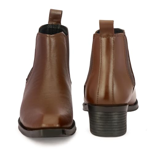 Image of Men's Chelsea Boots | Black Croc Textured Leather | Cuban Heel | Italian Design | TPR Sole | Cushioned Insole