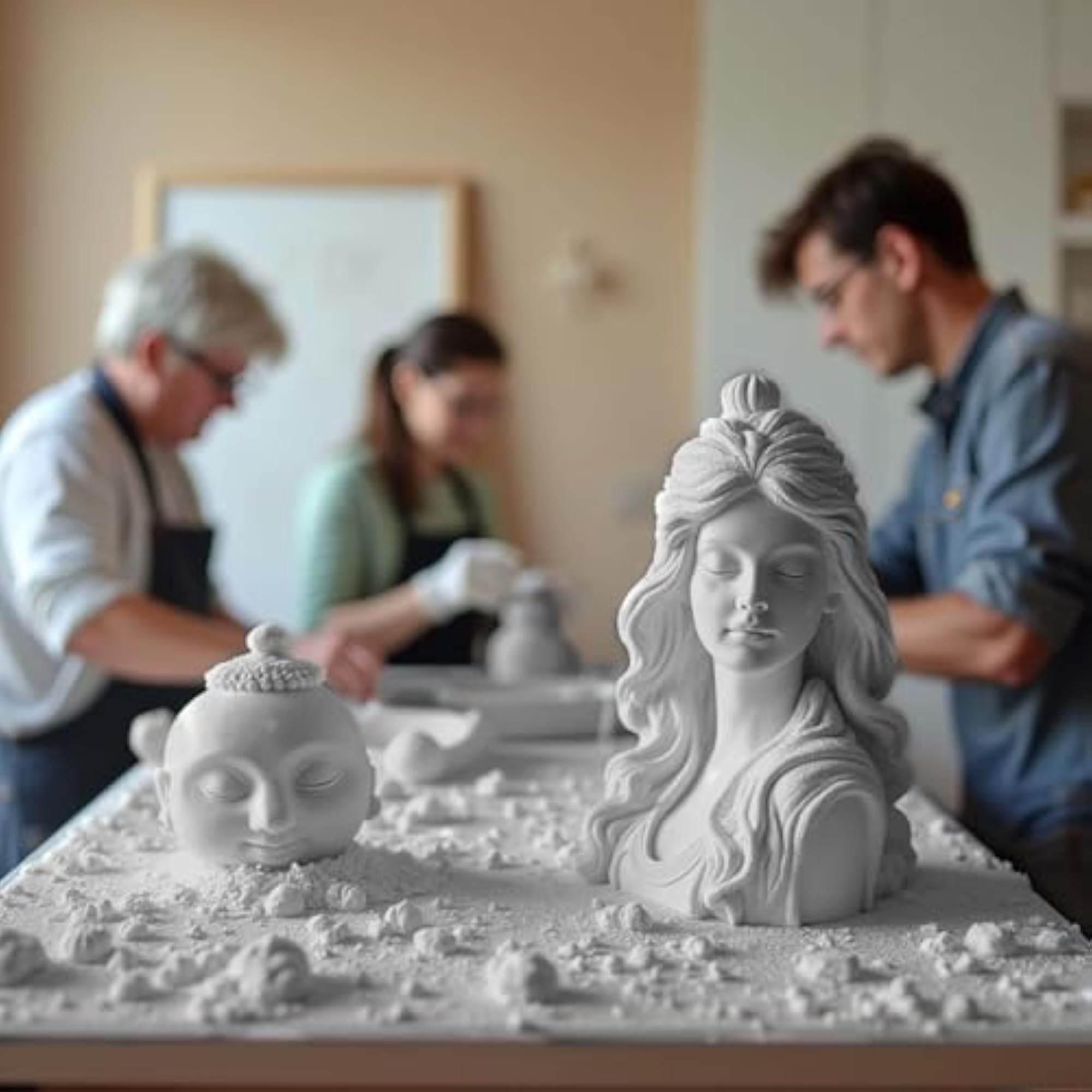 Fast Setting Plaster of Paris, 450 Grams for Art and Craft