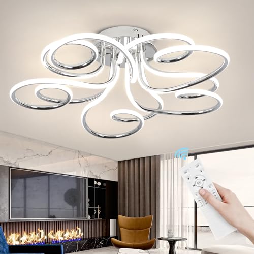 Plafonnier LED 4000K lumière naturelle pour illuminer la salle à manger
