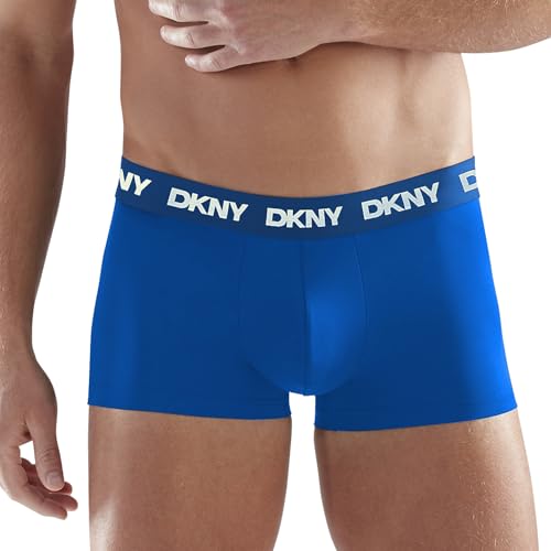 DKNY Mens Flex Low Flex Trunks - Low Rise Boxer Briefs Underwear 3-Pack2