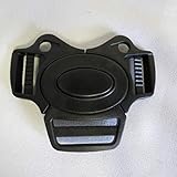 Harness Safety Black Buckle Clip Replacement Part Compatible with JOOVY Qool Bench Seat (Buckle Only) 5D