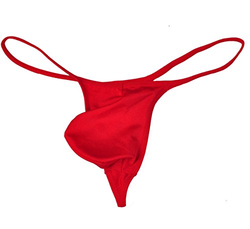 Jaxfstk 5-Pack Men's Spandex Thong Guy Men T-Back G-String Jockstrap Underwear Pouch Body Tanga Pants M #TOP3