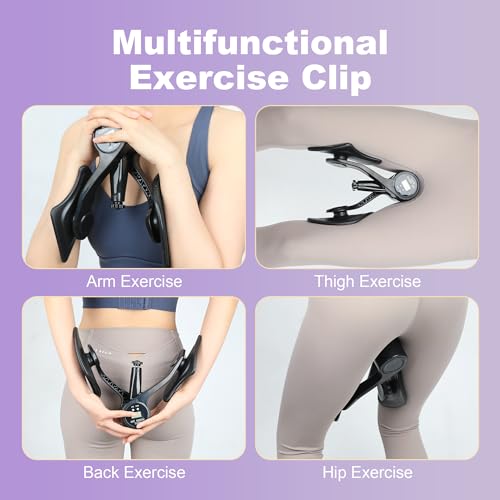 HBOKIT Thigh Exerciser, Kegel Exercise Products, Pelvic Floor Muscle Trainer, Inner Thigh Exercise Equipment for Men&Women,Black by HBOKIT - Image 4
