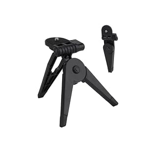 Adjustable Mini Tripod Stand Cameras Compatible with Gopro and Rotatable Base Durable Construction