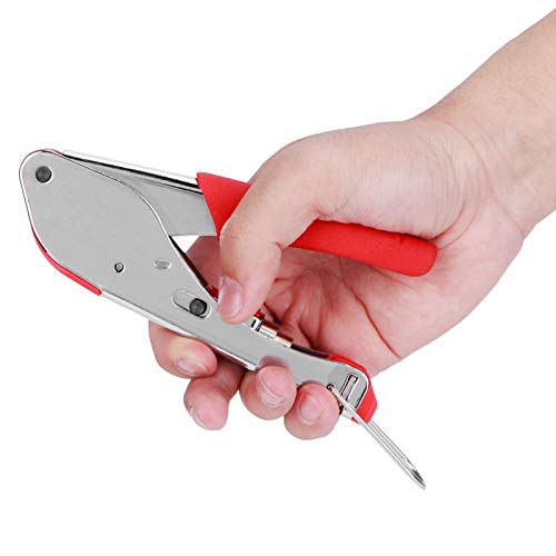 Crimpador de cabo coaxial, alicate de crimpagem Design ergonômico para uso doméstico