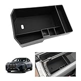 LUWU Kompatibel mit BMW iX i20 EV xDrive40 xDrive50 M60 2022-2024 2025 Mittelkonsole Armlehnen Aufbewahrungsbox iX 2023 Handschuhfach Organizer Tray mit Rutschfester Matte BMW iX Zubehör
