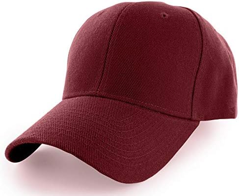 Plain Baseball Cap Adjustable Men Women Unisex | Blank Hat | Classic 6-Panel Hat | Outdoor Sports Wear (20+Colors)