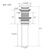 HOMELODY Vessel Sink Drain, 1 5/8