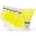 Carlton F1 -Ti Medium Speed Shuttlecocks, Yellow (Tube Of 6)