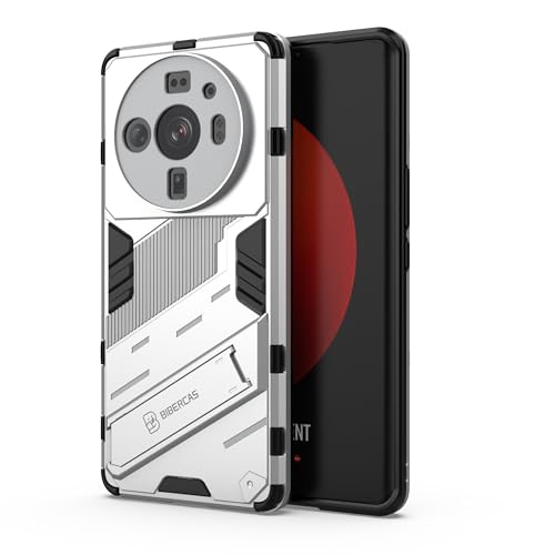 uPbgEVF Ή@ for Xiaomi 12S Ultra,Ή@ for Xiaomi 12S Ultra 5G 2203121C LbNX^h 2 in 1 [PC + TPU] h~X}zP[X White