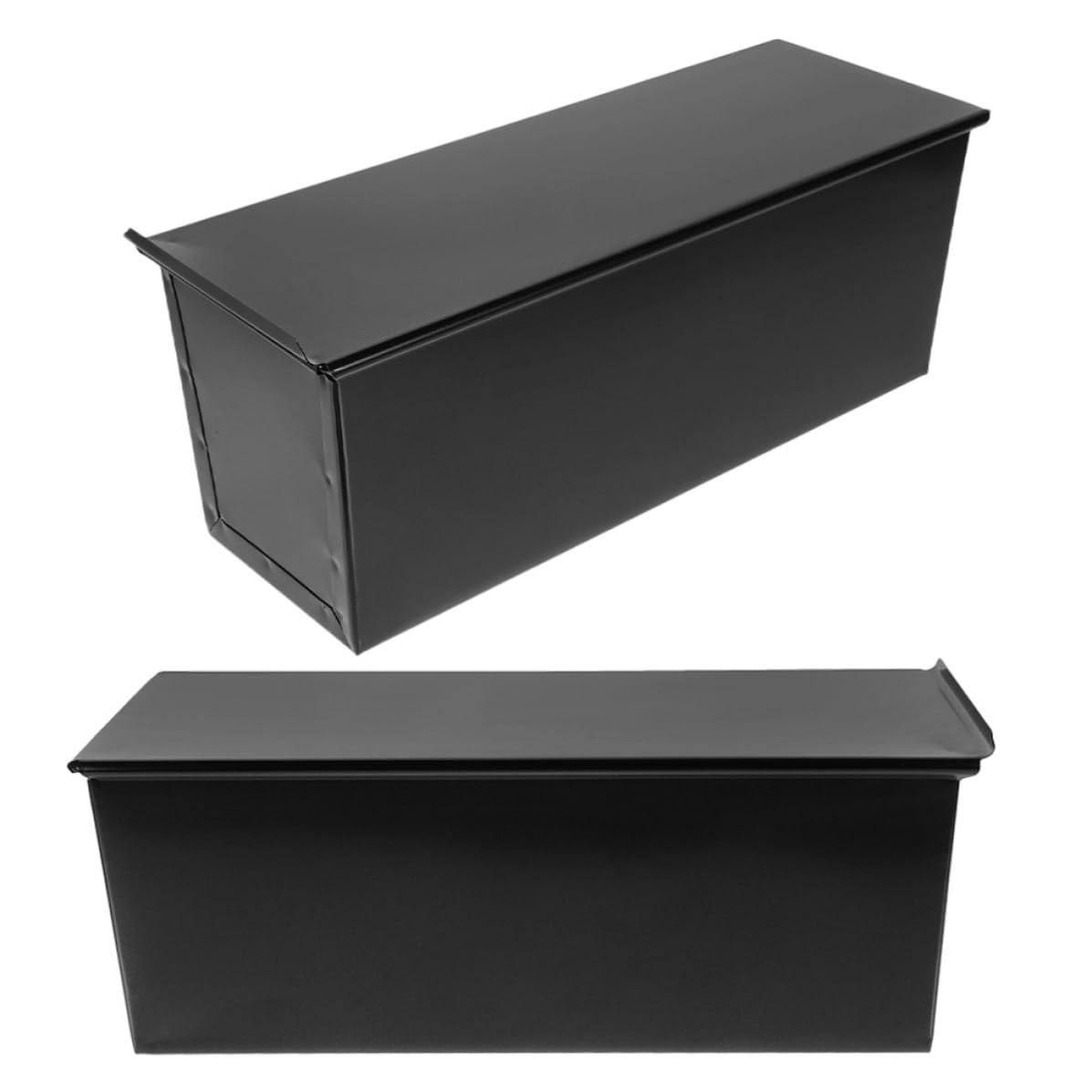 PRETYZOOM 2 Pièces Moule à Rectangulaire en Fer Antiadhésif pour Toast