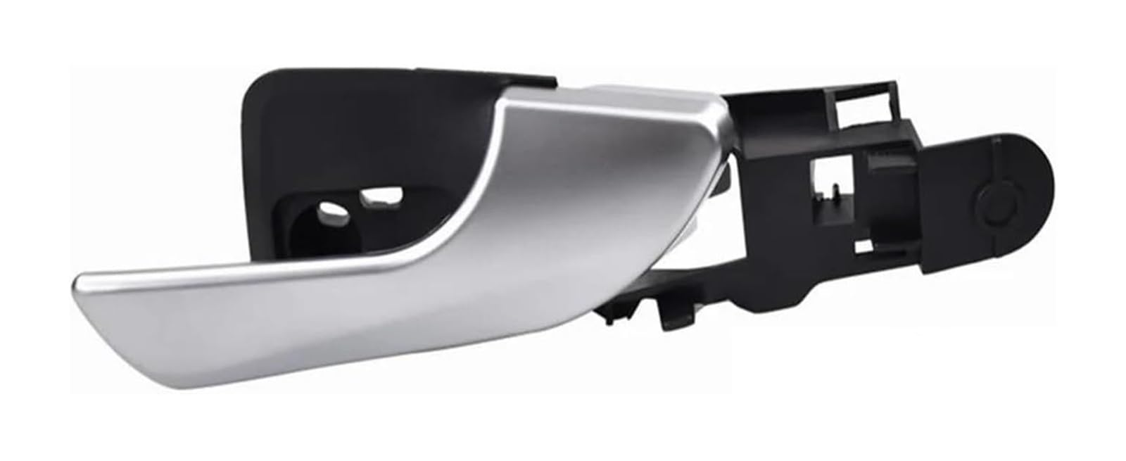 TYTYASS Inner Door Handle for Alfa for Romeo for Giulietta 2012-2018 Upgraded Interior for Chrome Opening Door Handle 156092167 156092165(Matte SilverRR)