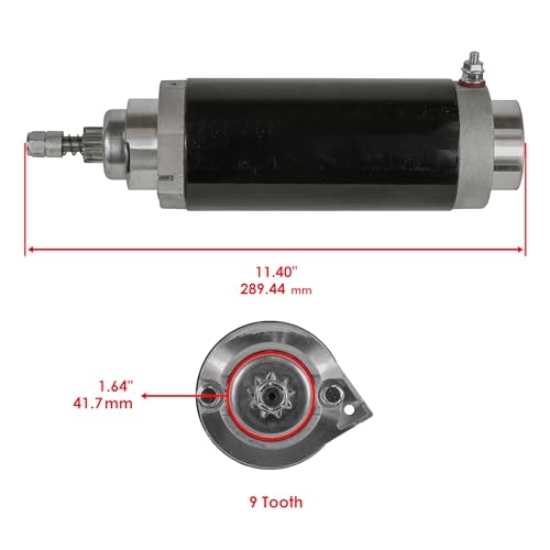 Caltric Starter Compatible con Mercury 200 200Hp 200Cxl 200Cxxl 200L 200Xl 200Xxl Optimax 2000 Marine miniatura 2