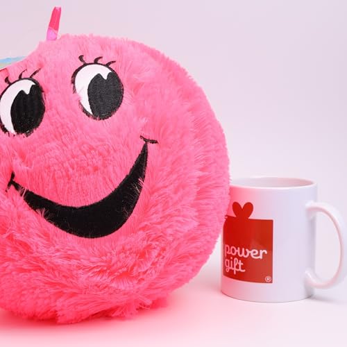 power gift Plüschball Rosa (CF-06) - Stoffball. Durchmesser Ø 23cm. Fluffy Ball. Tolles Kinderball für Drinnen. Flauschiges Spielzeug. Laberl. Kuscheliges Geschenk.