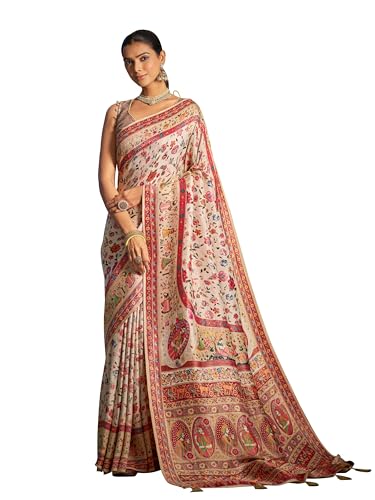 Image of SWORNOF Womens Kanjivaram Banarasi Silk Saree Kanchipuram Patola saree
