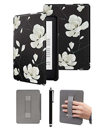 Custodia da 6 Slim Painted per Kindle 11th Generation-2022 Modello C2V2L3 . Protettiva Impermeabile con Funzione da Auto-Veglia A Sonno con Design del Cinturino Manuale