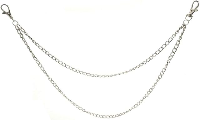 Punk Pants Trousers Jean Wallet Chain Hip Hop Gothic Rock Keychain Multilayer Belt Metal chain